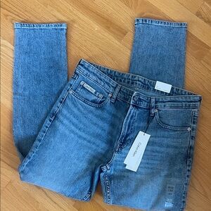 Calvin Klein Women's Classic Blue Straight Leg Jeans